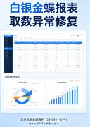 白银金蝶财务软件报表重算数据翻倍怎么解决